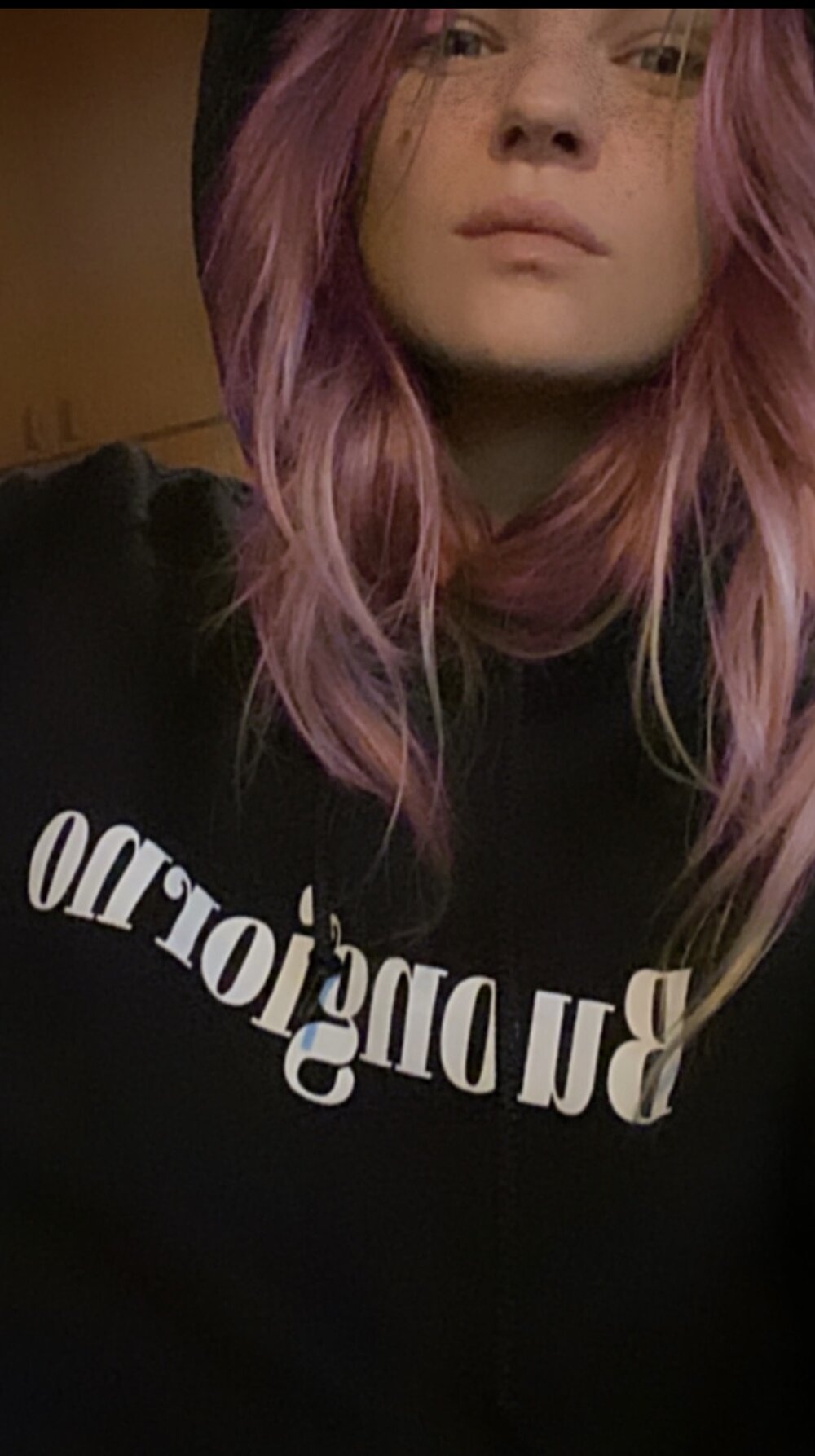 BUONGIORNO HOODY | UNISEX BLACK WHITE ||